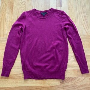Magenta Crew Neck Sweater